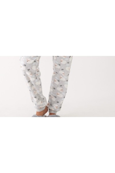 N20003 PROMISE PIJAMA MUJER 3 PIEZAS OVEJITAS
