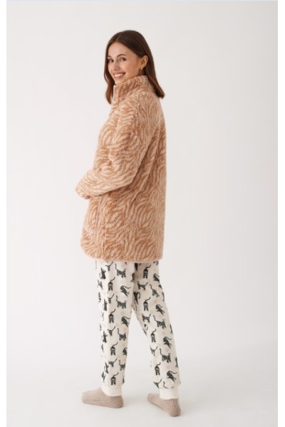 N20053 PROMISE PIJAMA MUJER 3 PIEZAS BE HAPPY