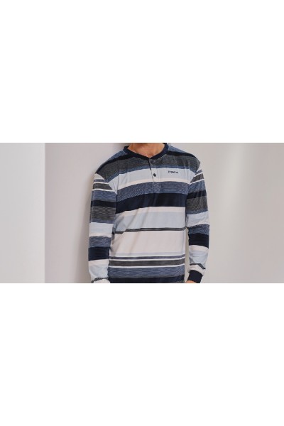 255612 MUSLHER PIJAMA HOMBRE SPANDEX RAYAS