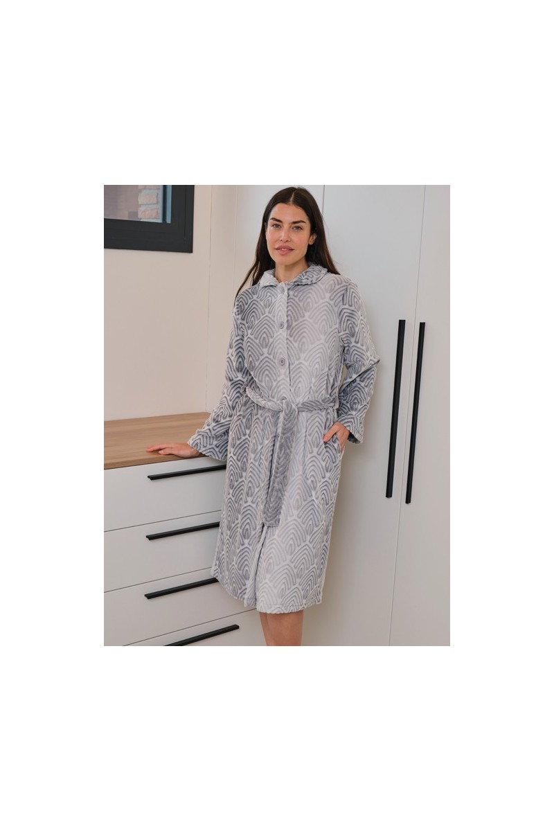 258612 MUSLHER BATA MUJER JACQUARD 258612 MUSLHER BATA MUJER JACQUARD