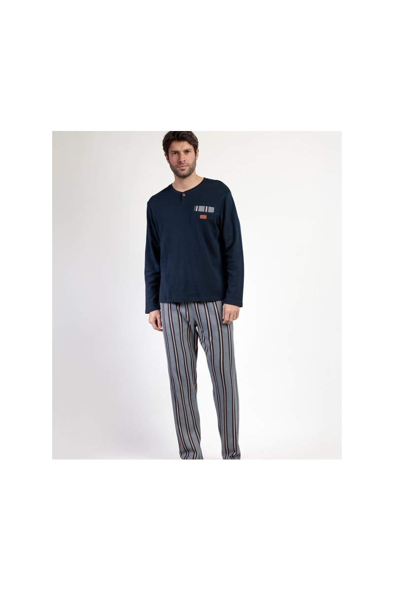 63180 ANTONIO MIRO PIJAMA HOMBRE RAYAS ESPIGAS 63180 ANTONIO MIRO PIJAMA HOMBRE RAYAS ESPIGAS