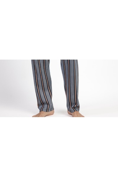 63180 ANTONIO MIRO PIJAMA HOMBRE RAYAS ESPIGAS