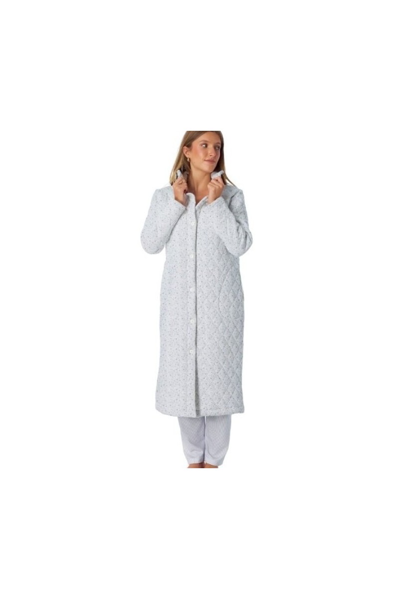 70121 LENISS BATA MUJER ACOLCHADA FLORECITAS