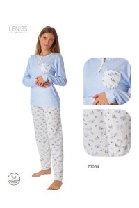 70054 LENISS M-3XL PIJAMA MUJER MOTIVOS INVIERNO
