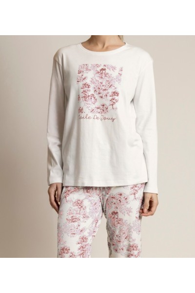 63583 ADMAS PIJAMA MUJER TOILE DE JONY