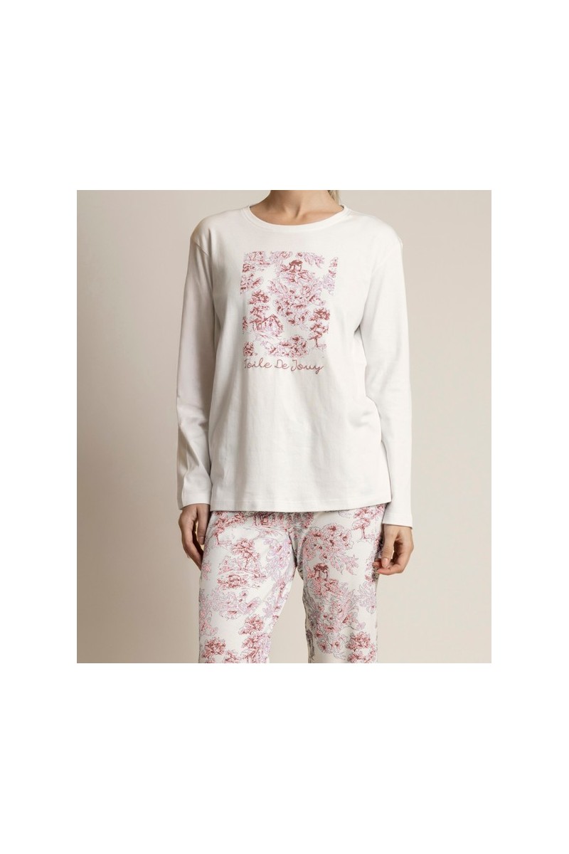 63583 ADMAS PIJAMA MUJER TOILE DE JONY