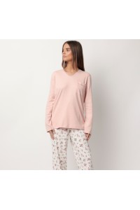 63599 ADMAS PIJAMA MUJER FLORAL ENCAJE
