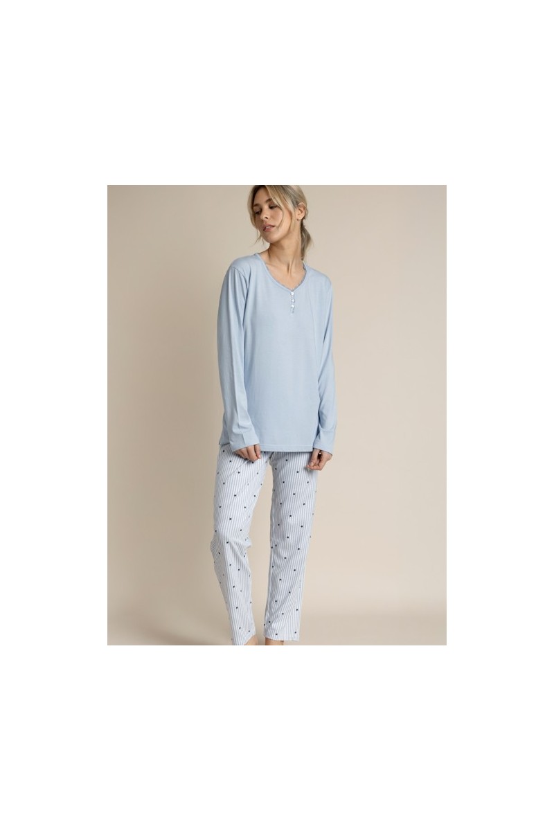 63610 ADMAS PIJAMA MUJER RAYAS ESTRELLAS 63610 ADMAS PIJAMA MUJER RAYAS ESTRELLAS