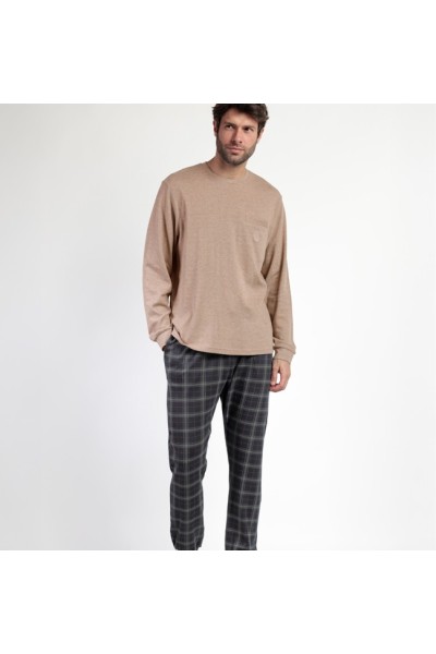 63762 ADMAS PIJAMA HOMBRE PANTALON CUADROS