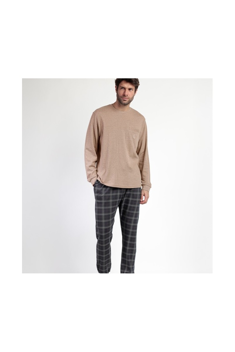 63762 ADMAS PIJAMA HOMBRE PANTALON CUADROS