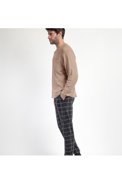 63762 ADMAS PIJAMA HOMBRE PANTALON CUADROS
