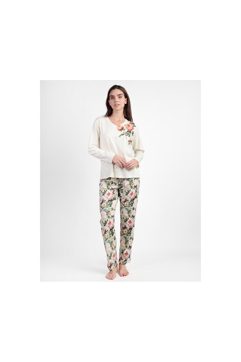 63586 ADMAS PIJAMA MUJER FLORAL 63586 ADMAS PIJAMA MUJER FLORAL