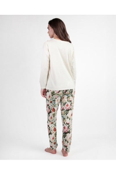 63586 ADMAS PIJAMA MUJER FLORAL