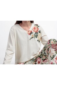63586 ADMAS PIJAMA MUJER FLORAL