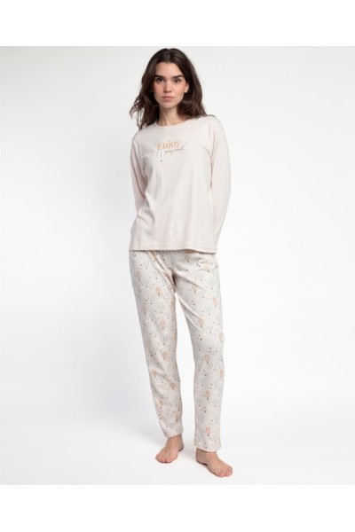 63589 ADMAS PIJAMA MUJER ENJOY EVERY MOMENT