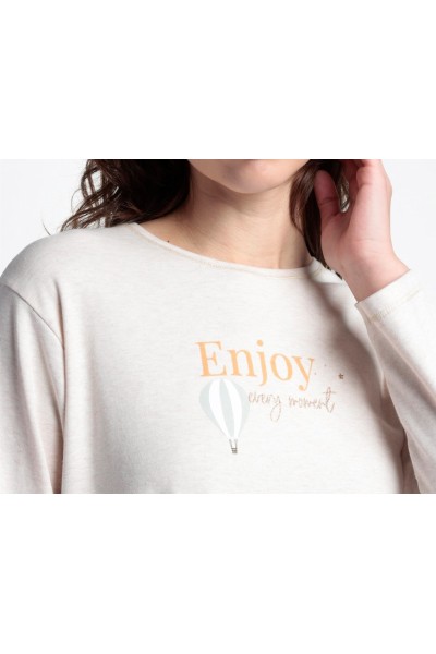 63589 ADMAS PIJAMA MUJER ENJOY EVERY MOMENT