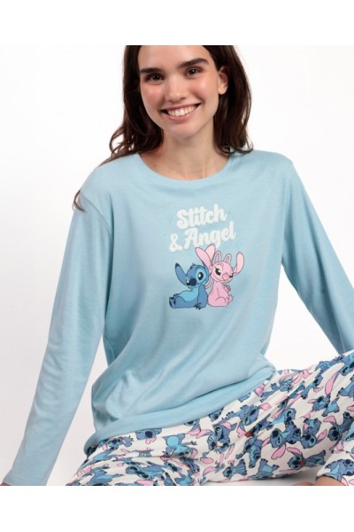 63322 LILO  STITCH  PIJAMA MUJER STITCH  ANGEL