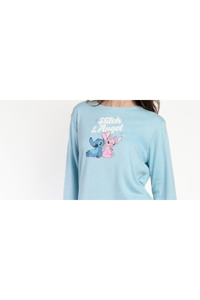 63322 LILO  STITCH  PIJAMA MUJER STITCH  ANGEL