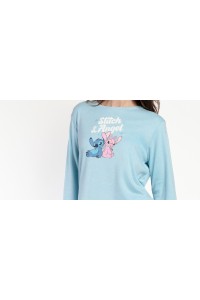 63322 LILO  STITCH  PIJAMA MUJER STITCH  ANGEL