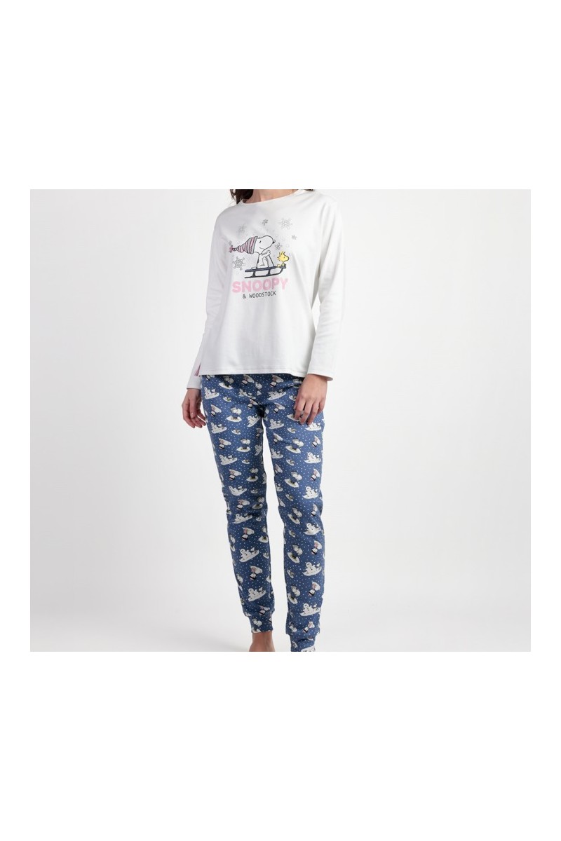63425 SNOOPY PIJAMA MUJER SNOOPY WOODSTOCK
