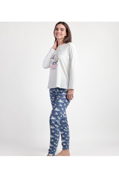 63425 SNOOPY PIJAMA MUJER SNOOPY WOODSTOCK