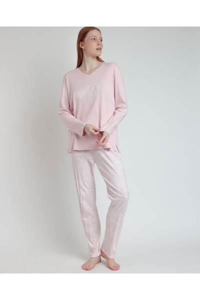 63602 ADMAS PIJAMA MUJER LA VIE EST BELLE