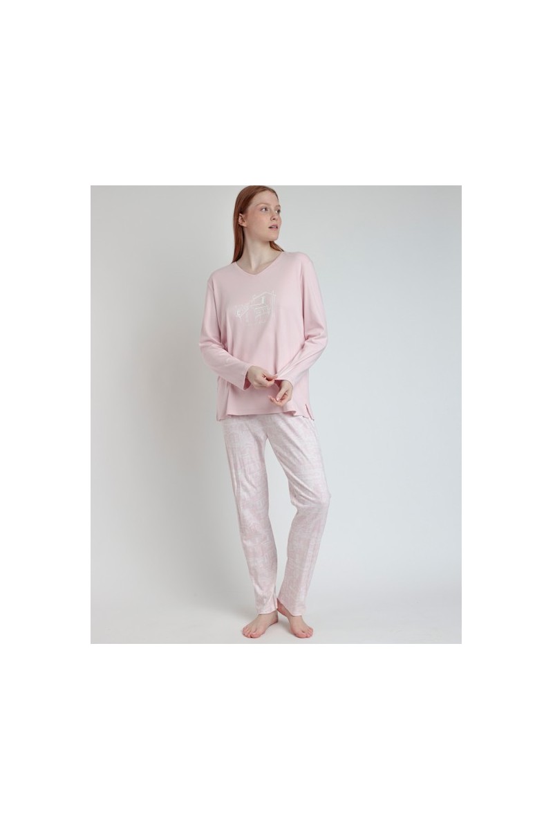 63602 ADMAS PIJAMA MUJER LA VIE EST BELLE 63602 ADMAS PIJAMA MUJER LA VIE EST BELLE