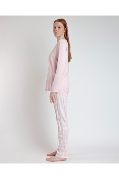 63602 ADMAS PIJAMA MUJER LA VIE EST BELLE