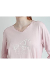 63602 ADMAS PIJAMA MUJER LA VIE EST BELLE