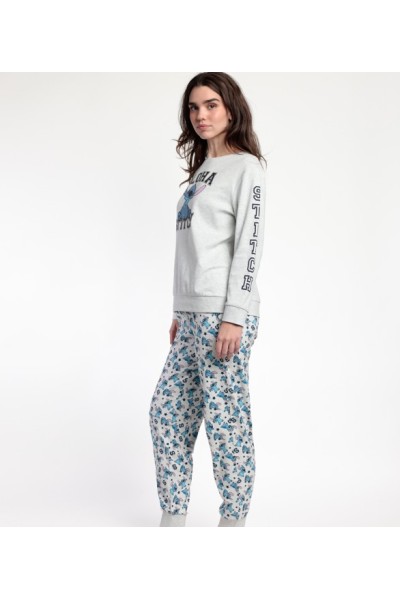 63664 LILO  STITCH  PIJAMA MUJER ALOHA STITCH