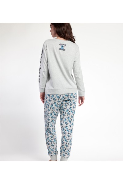 63664 LILO  STITCH  PIJAMA MUJER ALOHA STITCH