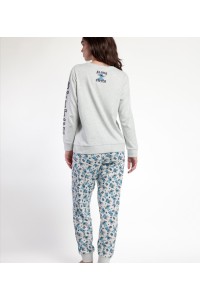 63664 LILO  STITCH  PIJAMA MUJER ALOHA STITCH