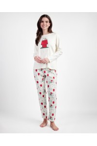 63241 SNOOPY PIJAMA MUJER BORDADO SNOOPY