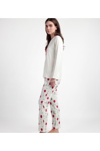 63241 SNOOPY PIJAMA MUJER BORDADO SNOOPY