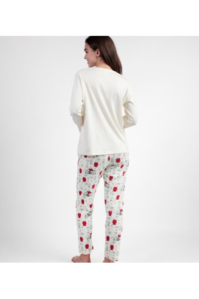 63241 SNOOPY PIJAMA MUJER BORDADO SNOOPY