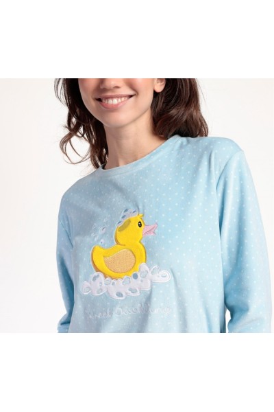63631 ADMAS PIJAMA MUJER PATITO BURBUJAS