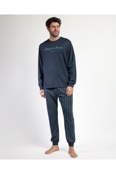 63768 ADMAS PIJAMA HOMBRE STAY AT HOME