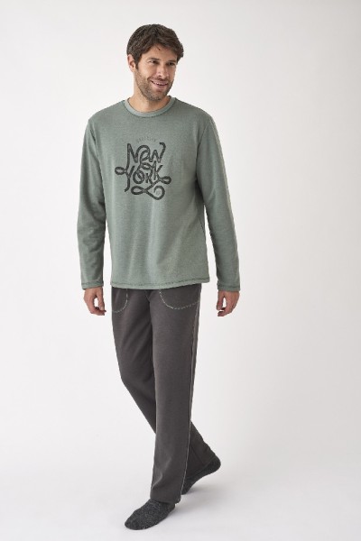 H34663 FEEL FREE PIJAMA HOMBRE 3 PIEZAS NEW YORK