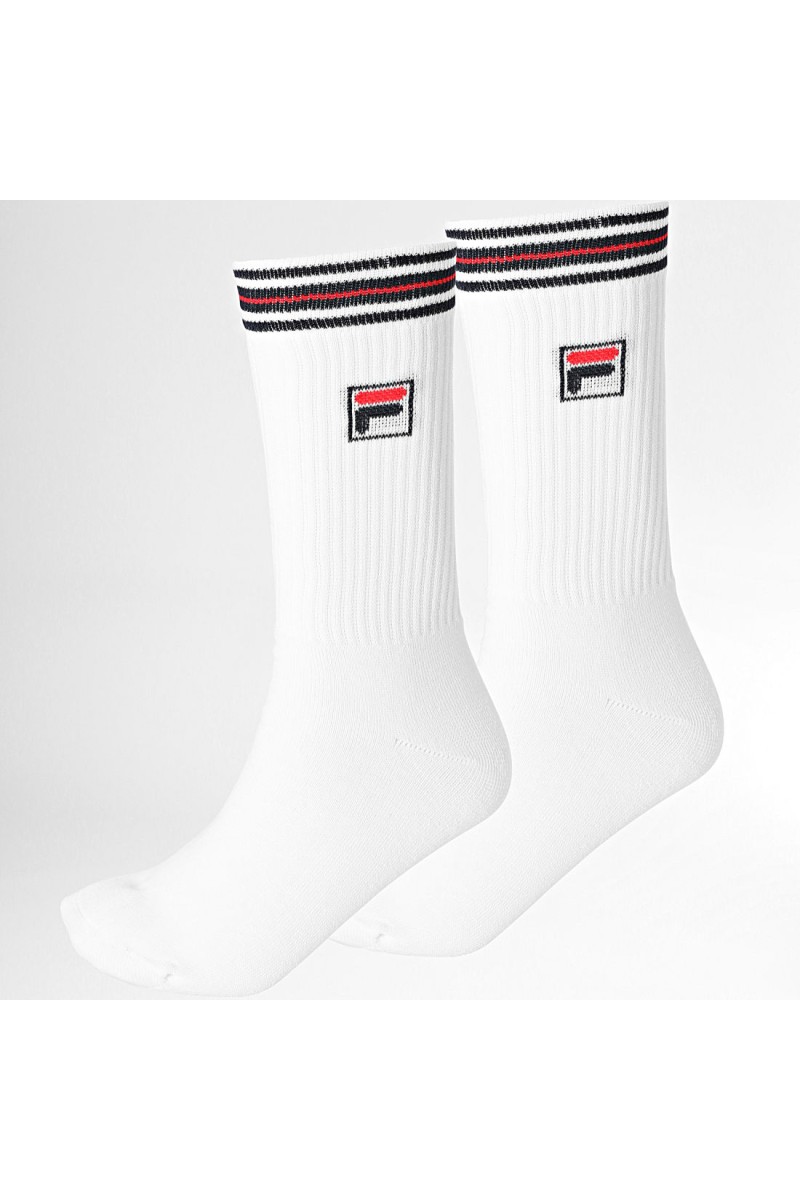F1701 2 FILA PACK-2 CALCETIN TENIS HOMBRE LOGO RAYAS F1701 2 FILA PACK-2 CALCETIN TENIS HOMBRE LOGO RAYAS
