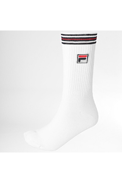 F1701 2 FILA PACK-2 CALCETIN TENIS HOMBRE LOGO RAYAS