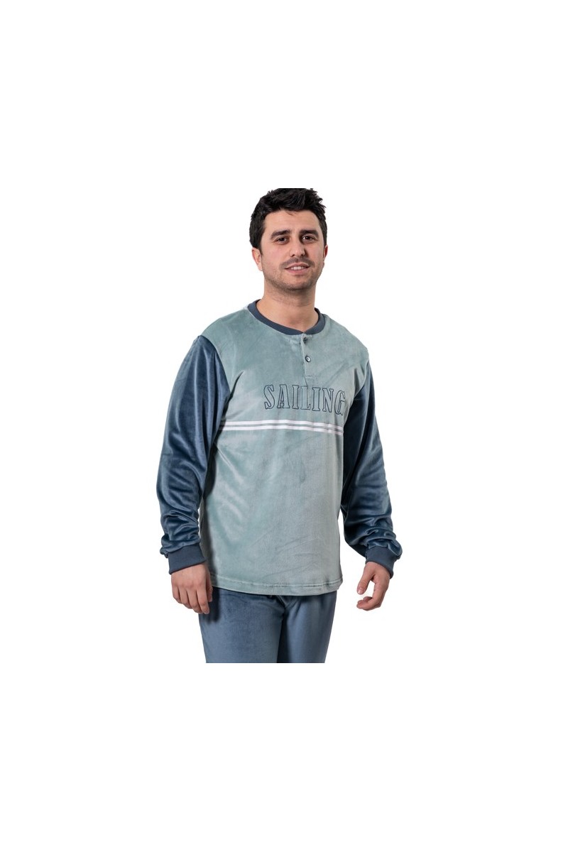 KN-617 IV25 KNT 3XL-4XL PIJAMA HOMBRE SPANDEX SAILING KN-617 IV25 KNT 3XL-4XL PIJAMA HOMBRE SPANDEX SAILING