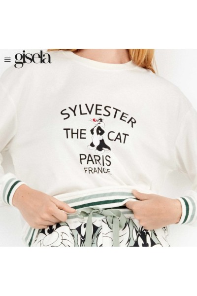 2 20345S GISELA PIJAMA MUJER SYLVESTER PARIS