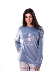 KN-516 IV25 KNT PIJAMA MUJER HELLO WINTER
