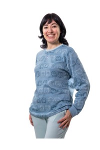 KN-521 IV25 KNT 3XL-4XL PIJAMA MUJER LECHUZAS