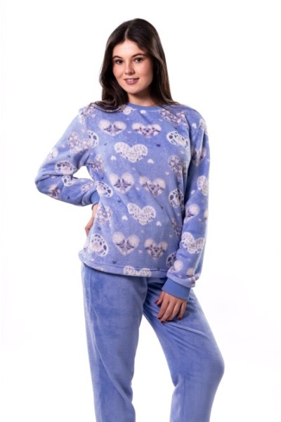 KN-526 IV25 KNT PIJAMA MUJER CORAZONES