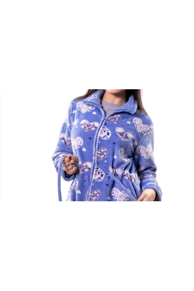 KN-561 IV25 KNT BATA MUJER CORAZONES