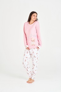 7551 RUIPEREZ PIJAMA MUJER OSITO NUBES