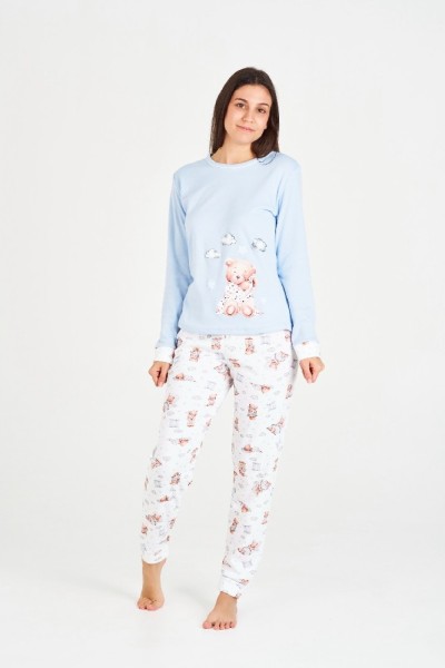 7551 RUIPEREZ PIJAMA MUJER OSITO NUBES