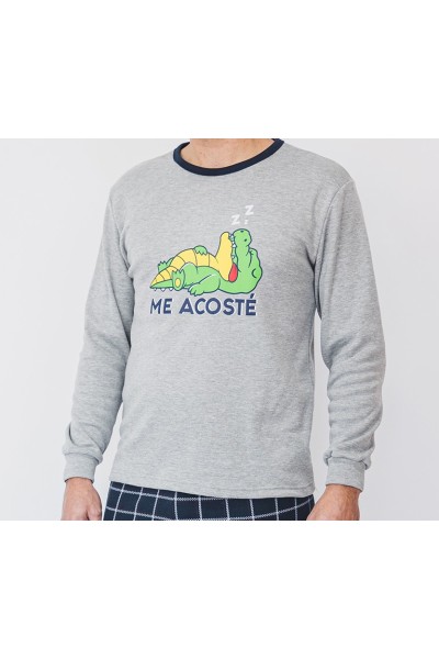 6058 ENTREDOS PIJAMA HOMBRE ME ACOSTÉ