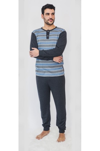 6060 ENTREDOS 3XL-4XL PIJAMA HOMBRE RAYAS